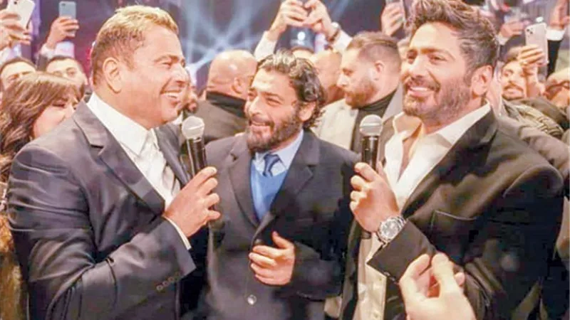 ابرزهم عمرو دياب .. 