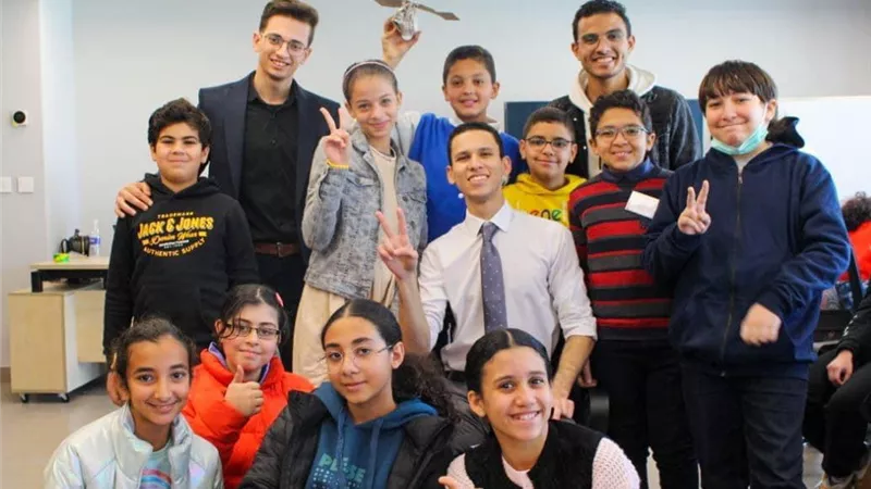 مركز ابتكار وريادة أعمال عين شمس يستقبل طلاب جامعة الطفل