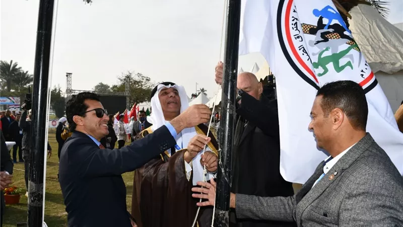 وزير الشباب والرياضة يفتتح البطولة العربية لاختراق الضاحية