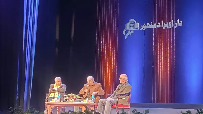 على بدرخان في حوار على مسرح أوبرا دمنهور