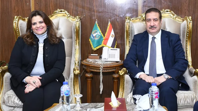 وزيرة الهجرة تصل المنوفية لبدء تنفيذ مرحلة جديدة من