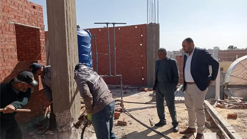 ازاله التعديات على الاراضى الزراعية ومخالفات البناء بالدقهلية