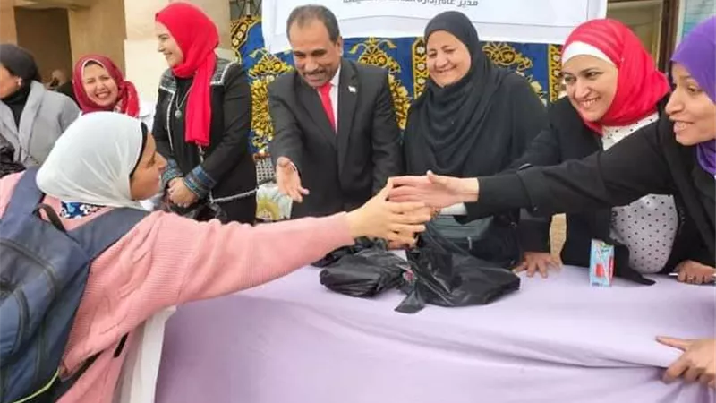 فعاليات الأنشطة التربوية ضمن مبادرة حياة كريمة بالخانكة