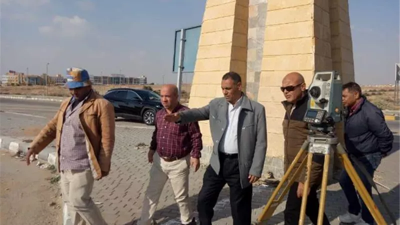 جهاز بدر يكشف عن 22 مشروع فى الطرق وتنسيق المواقع.. بالصور