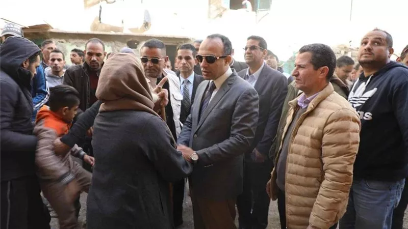 نائب محافظ المنيا يتفقد عمارات الايواء ويؤكد بتوفير المسكن الصحى
