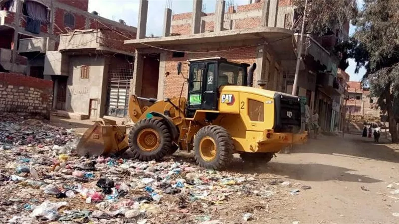 رفع 17 الف و440 طن قمامة ومخلفات مبانى بمدن الشرقية