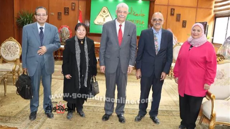 معهد الكبد القومي بالمنوفية يستضيف الفنانة سميرة عبد العزيز