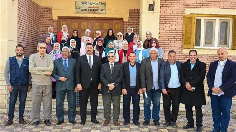 الدورة التدريبية في مجالات تصنيع الألبان والصوب الزراعية