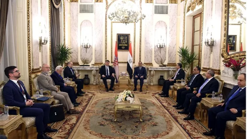 الرئيس الكرواتي: ندعم الجهود التي تبذلها مصرعلى الأصعدةالاقتصادية