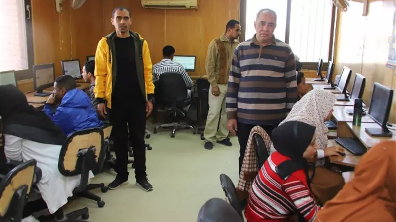 مركز التحول الرقمى بجامعة جنوب الوادى يختبر لـ 117 باحث