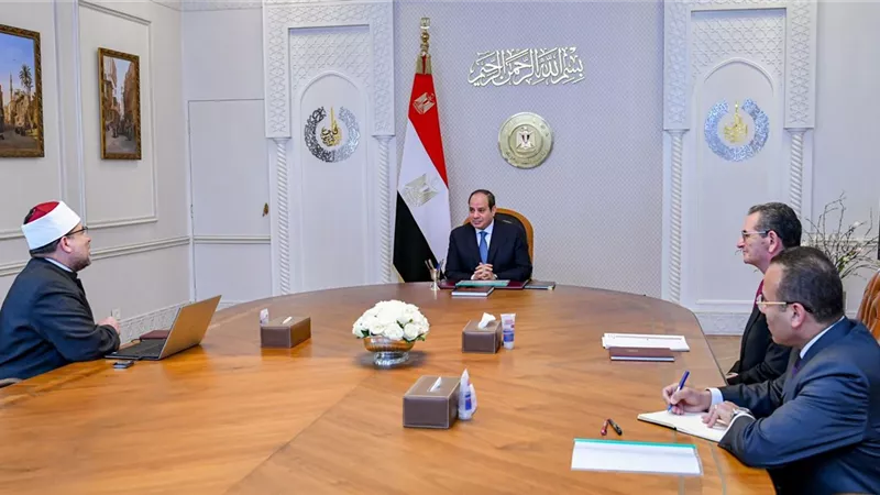 الرئيس السيسي يوجه بمواصلة جهود تحسين أحوال الأئمة والدعاة والاستمرار في برامج تدريبهم