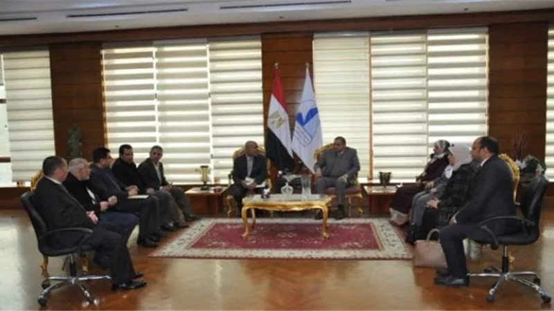 رئيس جامعة كفر الشيخ يستعرض حصاد أداء وانجازات عام 2022