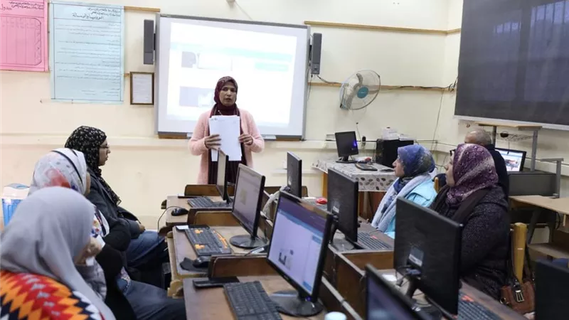 تدريب العاملين على منصة التعليم الالكترونى للشركة القابضة للمياه