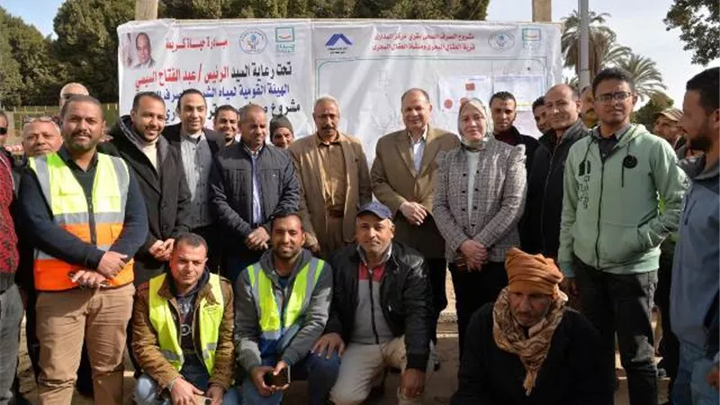 محافظ أسيوط يتفقد أعمال مشروع صرف 