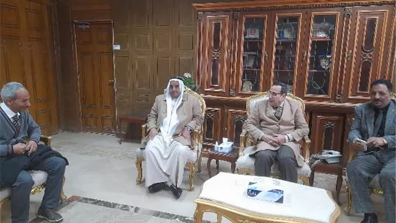 شوشة يلتقي مدير منطقة القناة وسيناء بالبنك الزراعى
