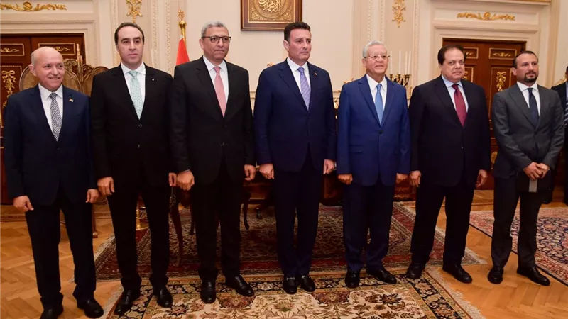 المستشار الدكتور حنفي جبالي يستقبل رئيس مجلس النواب الأردني
