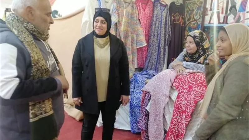 وحدة الفرص بالأقصر تخصص أماكن لتدريب الحرفيين بمعرض ديارنا