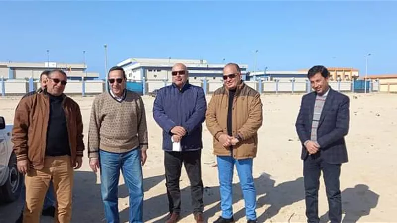 محافظ شمال سيناء يتفقد المشروعات التنموية الجديدة بالعريش