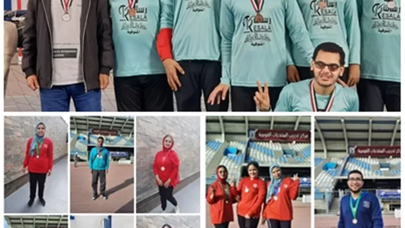 العاب القوي لذوى الهمم بقويسنا يحصد المركز الأول ببطولة الجمهورية