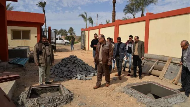 محافظ أسيوط يتفقد أعمال تنفيذ محطات رفع المعابدة الشرقية