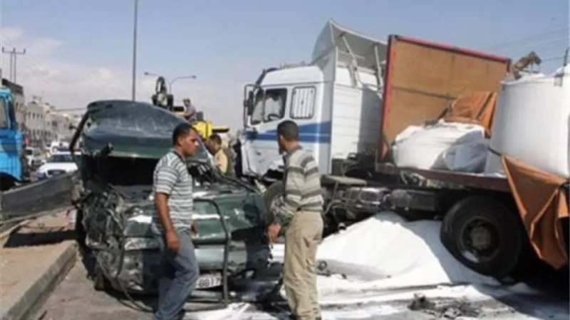 ضبط سائق سيارة نقل دهس شخصين بالقاهرة