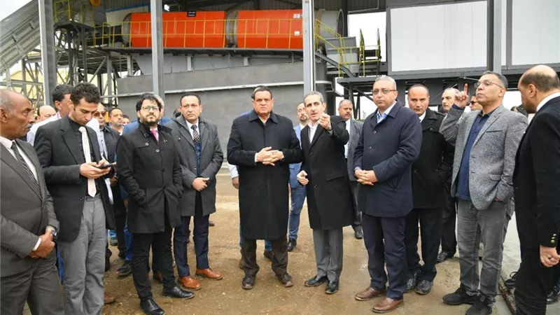 وزير التنمية المحلية يتابع تطوير مصنع القمامة بالمحلة الكبرى