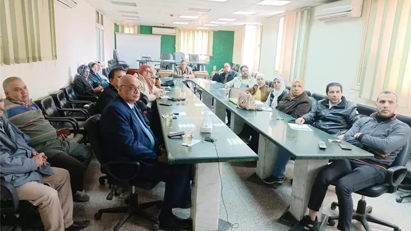 اجتماع فيديو كونفرانس بتأمين صحى الشرقية