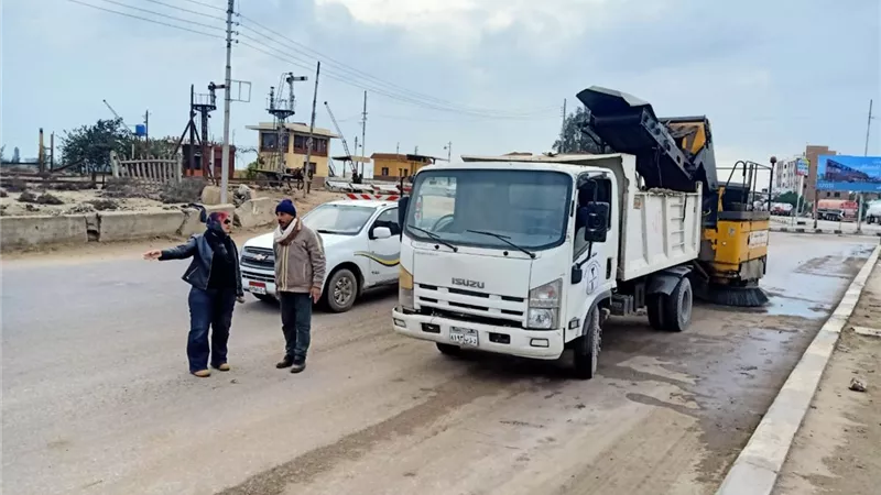رفع 355 طن قمامة واتربة من شوارع المنصورة