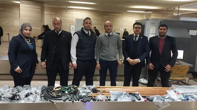ضبط راكب بحوزته ٩٠٠ قرص مخدر واخر بحوزته ٧ بنادق صيد تحت الماء