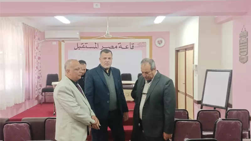 انتظام مدارس السويس في أول ايام الفصل الدراسي الثاني