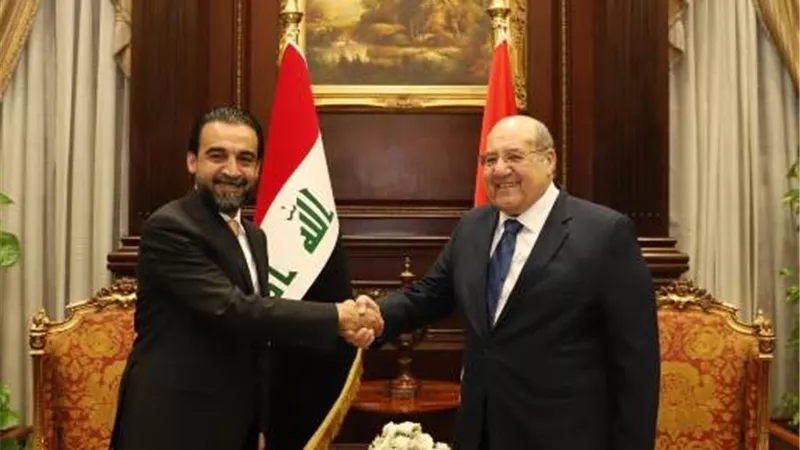 رئيس مجلس الشيوخ يستقبل رئيس مجلس النواب العراقي