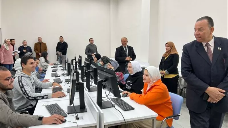 انطلاق اختبارات أساسيات التحول الرقمي بجامعة المنصورة الجديدة