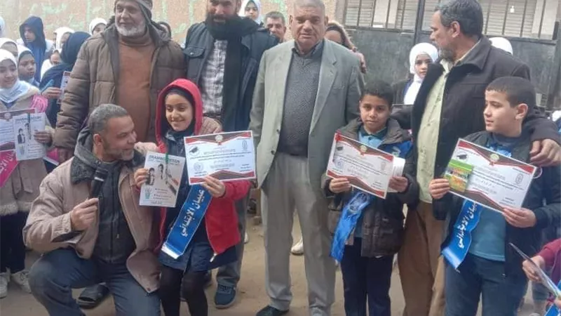 التعليم الازهري بالخانكة يكرم المتفوقين دراسيا