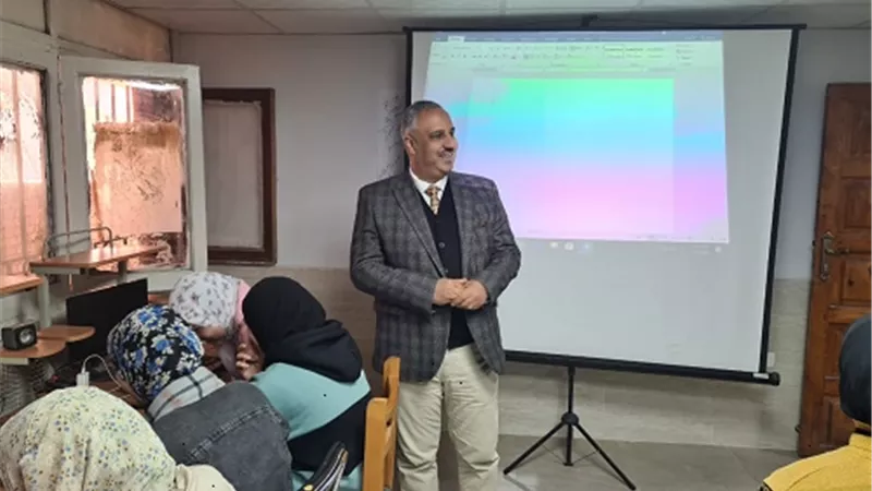 وكيل الشباب والرياضة بالقليوبية يشهد تدريب طلاب جامعة بنها.. صور