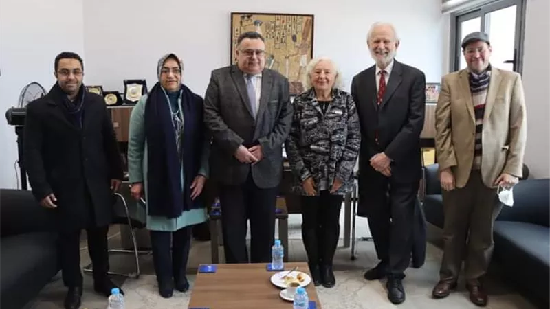 جامعة العلمين الدولية تستقبل وفدًا من 