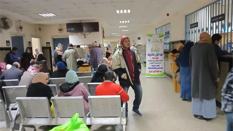 فحص وعلاج 125مواطن فى قافلة طبية علاجية مجانية فى كفرالشيخ