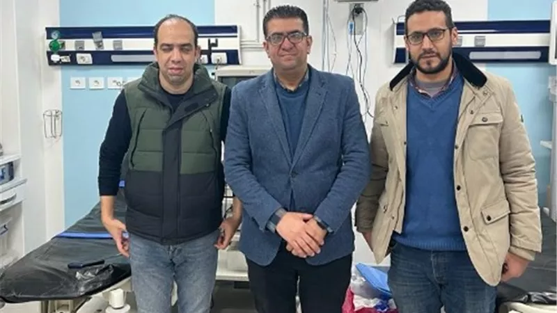 اجراء اول قسطرة تشخصية للشريان الرئوي بمستشفيات جامعة بنها