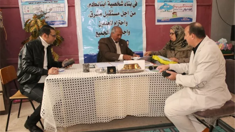 جوله مفاجئه على مدرسة التل للتعليم الأساسي ببنى سويف