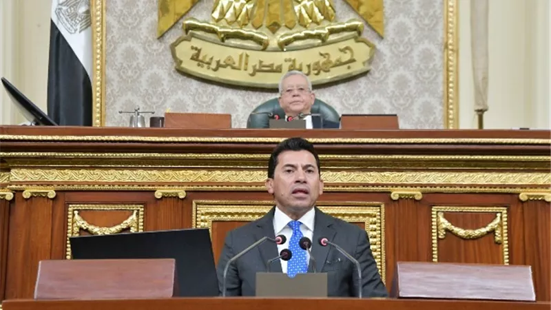 وزير الشباب فى البرلمان: نشجع أى نشاط رياضى