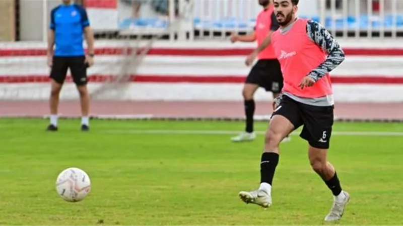 تدريبات تأهيلية خاصة لمصطفى الزناري بمران الزمالك
