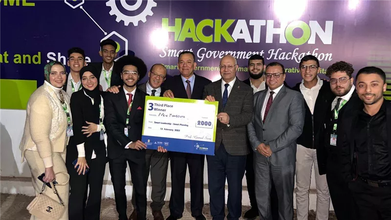 فوز هندسه المنصوره الجديده بالمركز الثالث ببنها للحكومه الذكية