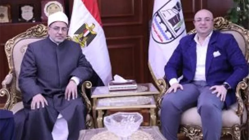 قافله طبيه لجامعة الأزهر ببنى سويف