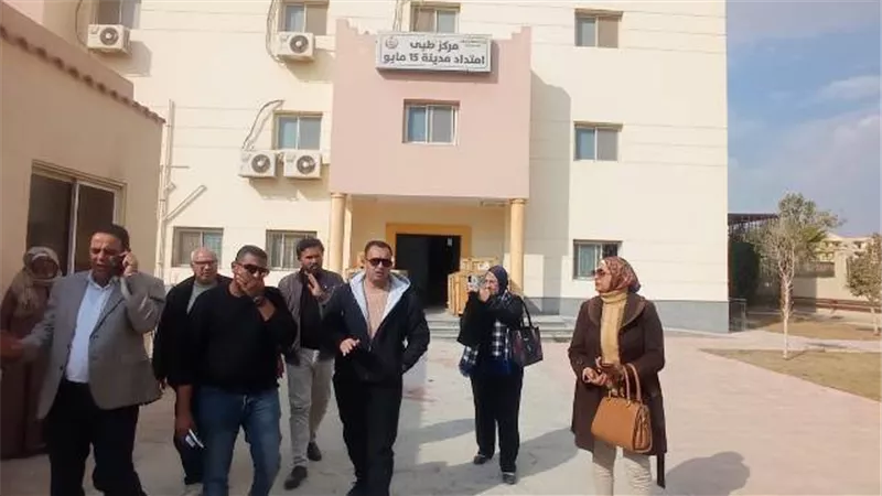 نبأ سارة من جهاز 15 مايو بخصوص الخدمات الطبية فى المدينة.. بالصور