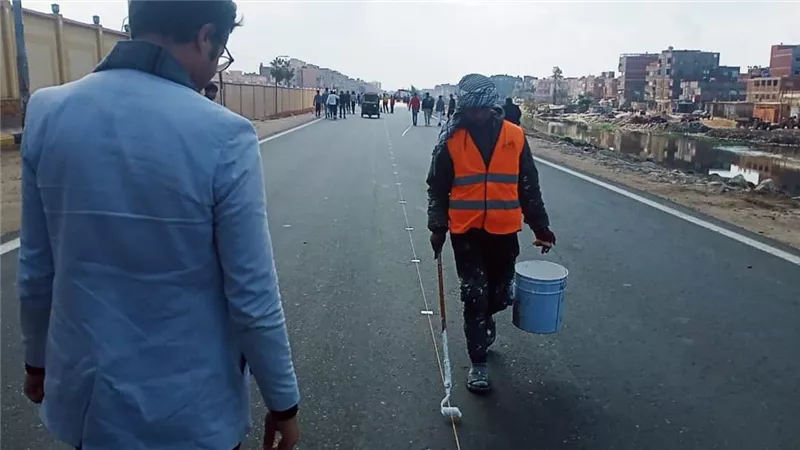 اجراءات لتأمين طريق الحزام الآمن ببحرة المنزلة