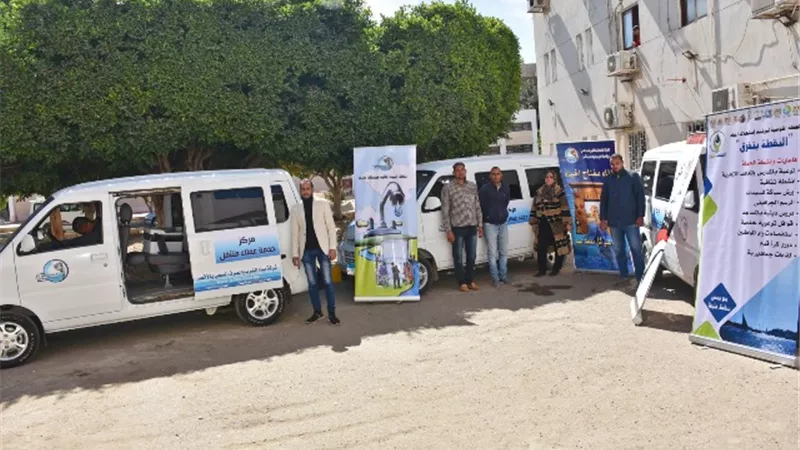 مياه الأقصر: خدمة العملاء المتنقلة تيسيراً على المواطنين بالأقصر