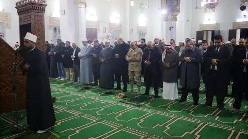 محافظ السويس واهالي السويس يحتفلون بذكري الإسراء والمعراج
