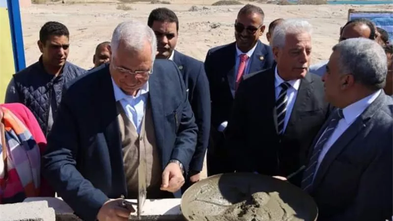 وزيرا الزراعة ومحافظ جنوب سيناء يضعون حجر الأساس لمركز الصيد