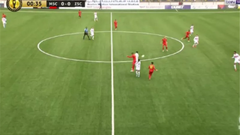 ما تلعب يازيزو .. هتاف جماهير الزمالك بمباراة المريخ السودانى