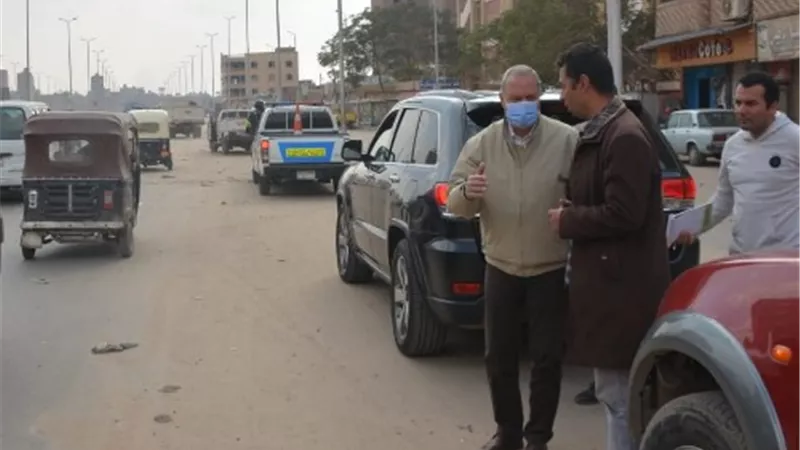 جولة تفقدية لمحافظ القليوبية بمدينتي شبرا الخيمة والخصوص