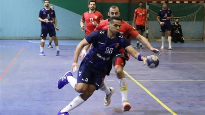 الأهلي يفوز علي البنك في دوري كرة اليد 